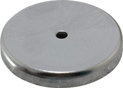 Mag-Mate - 2.03" Diam, 5/16" Cup Height, 5/16" Overall Height, 74 Lb Average Pull Force, 74 Lb Max Pull Force, Neodymium Rare Earth Cup Magnet - Through Hole Style, 3/16" Cup ID, 7/16" Magnet ID, Galvanized - Top Tool & Supply