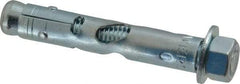 Powers Fasteners - 1/2" Diam, 1/2" Drill, 3" OAL, 1-1/4" Min Embedment Sleeve Concrete Anchor - 1018 Steel, Hex Nut Head, Hex Drive - Top Tool & Supply