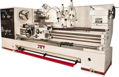 Jet - 26" Swing, 40" Between Centers, 230 Volt, Triple Phase Engine Lathe - 4MT Taper, 10 hp, 36 to 1,800 RPM, 4-1/8" Bore Diam - Top Tool & Supply