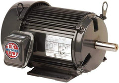 US Motors - 1 Max hp, 3,450 Max RPM, Three Polyphase Electric AC DC Motor - 208-230/460 V Input, Single Phase, 56 Frame, 5/8" Shaft Diam, Rigid Base Mount, ODP Enclosure - Top Tool & Supply