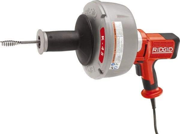 Ridgid - Electric Battery Drain Cleaning Machine - For 3/4" to 2-1/2" Pipe, 25' Cable - Top Tool & Supply