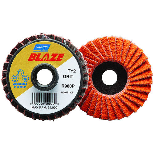 2″ 80 Grit Type TS Blaze Mini Flap Disc - Top Tool & Supply