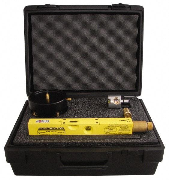 Laser Tools Co. - 100 Ft. Max Measuring Range, Red Beam Laser Precision Level - Includes Adapter, Beam Bender, Case, Laser Precision Level - Top Tool & Supply