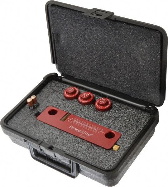 Laser Tools Co. - Red Beam Sheave Alignment System - Includes (3) Adjustable Targets, Hard Shell Carrying Case, PowerLine Pulley Alignment Tool with Laser Beam Accuracy - Top Tool & Supply