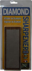 Eze Lap - 6" Long x 2" Wide Diam ond Sharpening Stone - Flat, 400 Grit, Medium Grade - Top Tool & Supply