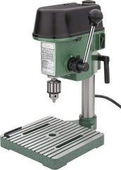 Enco - 4-5/16" Swing, Step Pulley Drill Press - 3 Speed, Single Phase - Top Tool & Supply