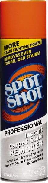 Spot Shot - 18 oz Aerosol Spot/Stain Cleaner - Use on All Types of Carpeting - Top Tool & Supply