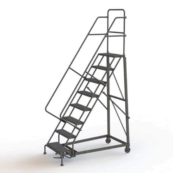 TRI-ARC - Rolling & Wall Mounted Ladders & Platforms Type: Rolling Warehouse Ladder Style: Rolling Safety Ladder - Top Tool & Supply