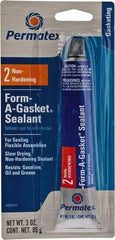 Permatex - 3 oz Gasket Sealant - -65 to 400°F, Black, Comes in Tube - Top Tool & Supply