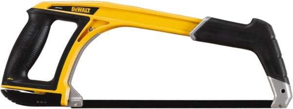 DeWALT - 12" Hacksaw - 4-3/4" Throat Depth, Aluminum Handle with Rubber Grip Insert, Ergonomically Design D-Style Handle - Top Tool & Supply