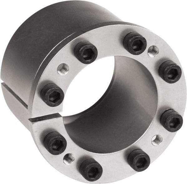 Climax Metal Products - 1-5/16" Bore Diam, 2-3/8" OD, Shaft Locking Device - 8 Screws, 1-1/2" OAW, 7,178 Ft/Lb Max Torque - Top Tool & Supply