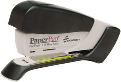 Ability One - 15 Sheet Desktop Stapler - Black, Gray - Top Tool & Supply