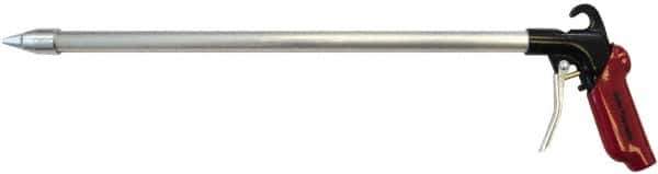 Value Collection - 120 Max psi Whisper Jet Pistol Grip Blow Gun - 1/4 NPT Inlet, 18" Tube Length, Aluminum - Top Tool & Supply