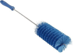 Vikan - 2-3/8" Diam Polyester Valve Brush - 19-5/8" OAL, 5-13/16" Head Length, Polypropylene & Stainless Steel Handle - Top Tool & Supply