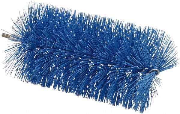 Vikan - 3-1/2" Diam Polyester Tube Brush - 7-1/2" OAL, 7" Head Length, Stainless Steel Handle - Top Tool & Supply