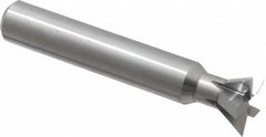 Made in USA - 3/4" Diam x 0.312" Wide Solid Carbide 60° Dovetail Cutter - Top Tool & Supply