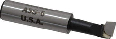 Borite - 5/16" Min Bore Diam, 3/4" Max Bore Depth, 3/8 Shank Diam, Boring Bar - Right Hand Cut, Carbide-Tipped, Black Oxide Finish - Exact Industrial Supply