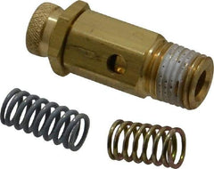 Midwest Control - 1/4" Non-Code Safety Valve - For Use with Compressed Air Systems, 1.77" High - Top Tool & Supply