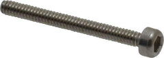 Value Collection - M1.6x0.35 Metric Coarse Hex Socket Drive, Socket Cap Screw - Grade 18-8 & Austenitic A2 Stainless Steel, Uncoated, Partially Threaded, 16mm Length Under Head - Top Tool & Supply