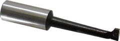 Made in USA - 7/16" Min Bore Diam, 2-1/4" Max Bore Depth, 3/4 Shank Diam, Boring Bar - Right Hand Cut, Carbide-Tipped, Bright Finish - Exact Industrial Supply