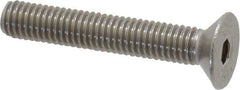 Value Collection - M5x0.80 Metric Coarse Hex Socket Drive, 90° Flat Screw - Grade 18-8 & Austenitic A2 Stainless Steel, Partially Threaded, 30mm OAL - Top Tool & Supply