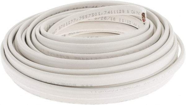 Southwire - NM-B, 14 AWG, 15 Amp, 50' Long, Solid Core, 1 Strand Building Wire - White, PVC Insulation - Top Tool & Supply