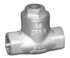 Sharpe Valves - 2-1/2" Stainless Steel Check Valve - FNPT x FNPT, 200 WOG - Top Tool & Supply