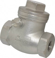 Sharpe Valves - 1/4" Stainless Steel Check Valve - FNPT x FNPT, 200 WOG - Top Tool & Supply