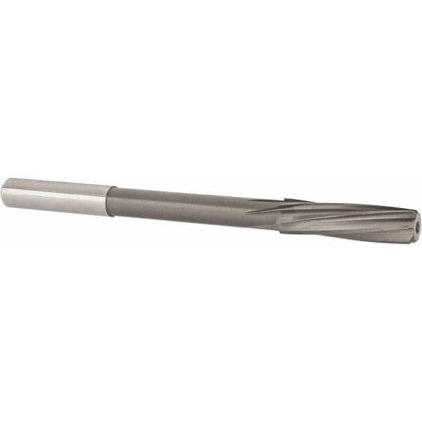 Magafor - 9.55mm Solid Carbide 6 Flute Chucking Reamer - Top Tool & Supply