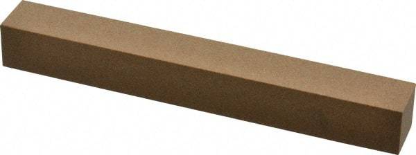 Made in USA - 6" Long x 3/4" Wide x 3/4" Thick, Aluminum Oxide Sharpening Stone - Square, Medium Grade - Top Tool & Supply