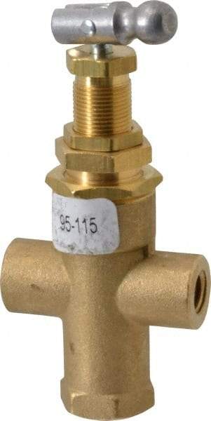 Midwest Control - 95-115 psi Pilot Valve - For Use with Compressed Air Systems, 1.12" Diam x 3.78" High - Top Tool & Supply