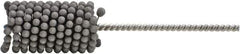 Brush Research Mfg. - 1-1/4" to 1-3/8" Bore Diam, 320 Grit, Aluminum Oxide Flexible Hone - Fine, 8" OAL - Top Tool & Supply