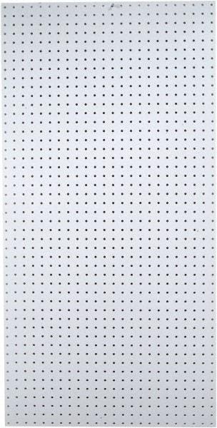 Triton - 48" Wide x 96" High Peg Board Storage Board - 1 Panel, Polypropylene, White - Top Tool & Supply