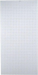 Triton - 48" Wide x 96" High Peg Board Storage Board - 1 Panel, Polypropylene, White - Top Tool & Supply