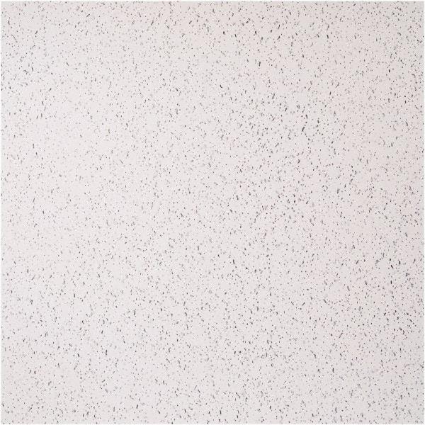 Genesis - 23-1/2" Long x 23-1/2" Wide x 0.1575" Thick, Vinyl Ceiling Tile - ASTM E-84 Specification, White - Top Tool & Supply