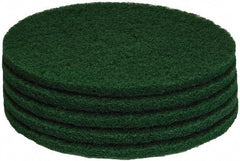 PRO-SOURCE - Stripping Pad - 20" Machine, Green Pad, Polyester - Top Tool & Supply