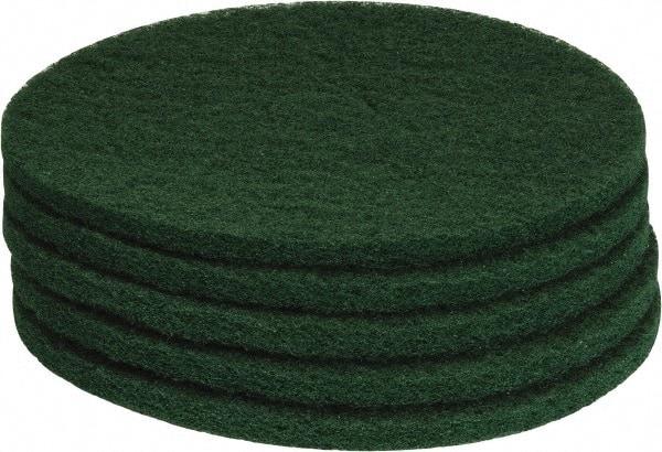 PRO-SOURCE - Stripping Pad - 19" Machine, Green Pad, Polyester - Top Tool & Supply