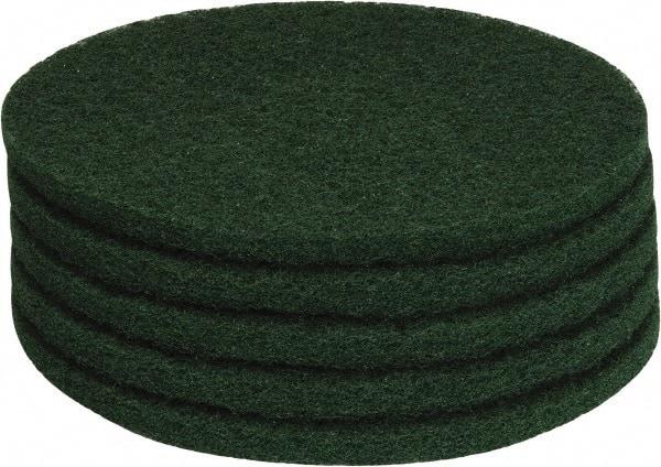 PRO-SOURCE - Stripping Pad - 17" Machine, Green Pad, Polyester - Top Tool & Supply