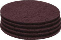 PRO-SOURCE - Stripping Pad - 20" Machine, Maroon Pad, Polyester - Top Tool & Supply