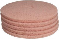 PRO-SOURCE - Polishing Pad - 20" Machine, Pink Pad, Polyester - Top Tool & Supply