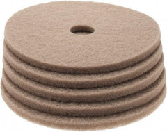 PRO-SOURCE - Polishing Pad - 20" Machine, Tan Pad, Polyester - Top Tool & Supply