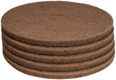 PRO-SOURCE - Polishing Pad - 19" Machine, Tan Pad, Polyester - Top Tool & Supply