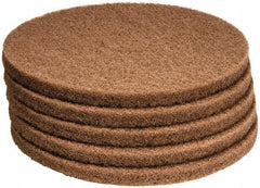 PRO-SOURCE - Polishing Pad - 17" Machine, Tan Pad, Polyester - Top Tool & Supply