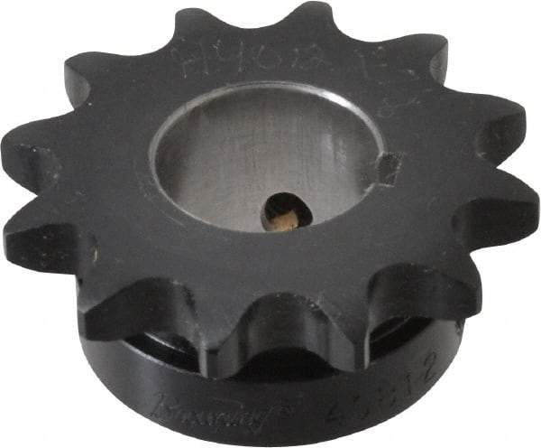 Browning - 12 Teeth, 1/2" Chain Pitch, Chain Size 40, Finished Bore Sprocket - 7/8" Bore Diam, 1.775" Pitch Diam, 2.17" Outside Diam - Top Tool & Supply