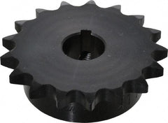 Browning - 17 Teeth, 1/2" Chain Pitch, Chain Size 40, Finished Bore Sprocket - 3/4" Bore Diam, 2.721" Pitch Diam, 2.96" Outside Diam - Top Tool & Supply