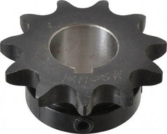 Browning - 11 Teeth, 5/8" Chain Pitch, Chain Size 50, Finished Bore Sprocket - 1" Bore Diam, 2-7/32" Pitch Diam, 2-1/2" Outside Diam - Top Tool & Supply