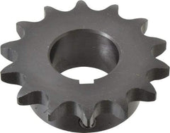 Browning - 14 Teeth, 5/8" Chain Pitch, Chain Size 50, Finished Bore Sprocket - 1-1/4" Bore Diam, 2.809" Pitch Diam, 3.11" Outside Diam - Top Tool & Supply