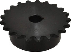 Browning - 21 Teeth, 3/8" Chain Pitch, Chain Size 35, Finished Bore Sprocket - 1/2" Bore Diam, 2.516" Pitch Diam, 2.7" Outside Diam - Top Tool & Supply