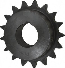 Browning - 17 Teeth, 5/8" Chain Pitch, Chain Size 50, Finished Bore Sprocket - 1-1/4" Bore Diam, 3.401" Pitch Diam, 3.72" Outside Diam - Top Tool & Supply