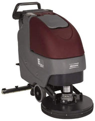 Minuteman - 20" Cleaning Width, Battery Powered Floor Scrubber - 0.75 (Brush) & 0.75 (Vacuum) hp, 180 RPM, 45" Water Lift, 12 Gal Tank Capacity, Series E20 - Top Tool & Supply